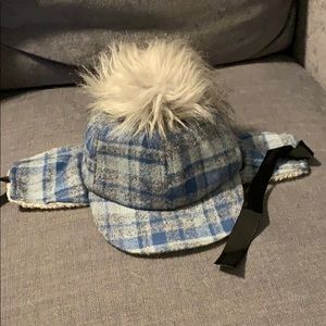 George hats snap back with ear flaps